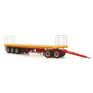 Highway Replicas 1/64 Neil Mansell Transport Flatbed Trailer & Dolly 12969 - Picture 1 of 2