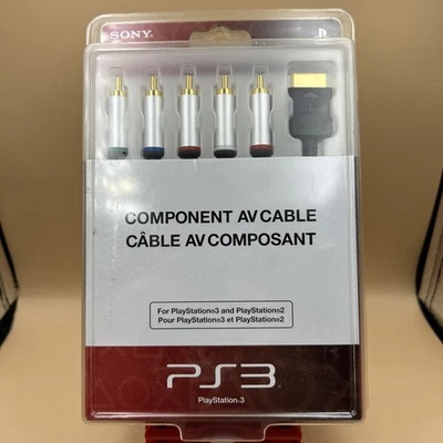 OEM OFFICIAL Sony Playstation Component AV Cable SCPH-10490 u /98044 Black Label - Image 1 of 4