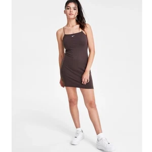 Vestido ajustado mini costilla cami Nike Sportswear tejido frío para mujer talla XS FN4157-237 - Imagen 1 de 11