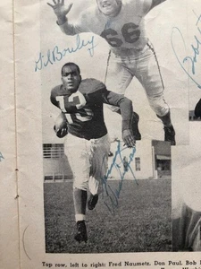 Kenny Washington Bob Waterfield vintage rare signed autograph 1948 LA program - Picture 1 of 9