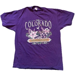 Vintage 1993 Colorado Rocky Mountains T Shirt Rockies XL Jerzees - Picture 1 of 5