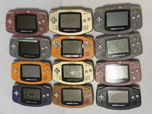 Game Boy Advance 12 Consoles Lot Junk, - Picture 1 of 8