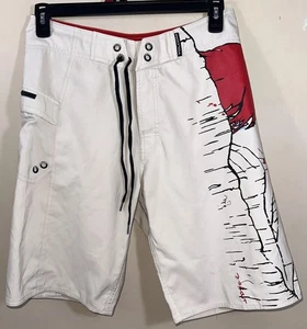 Bañador Volcom Para Hombres Calce Regular Traje de Baño Board Shorts Talla 32 Raro Gráfico - Imagen 1 de 10