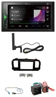 Pioneer MP3 DAB AUX 2DIN Bluetooth Autoradio für Citroen Jumpy Spacetourer ab 20 - Bild 1 von 4