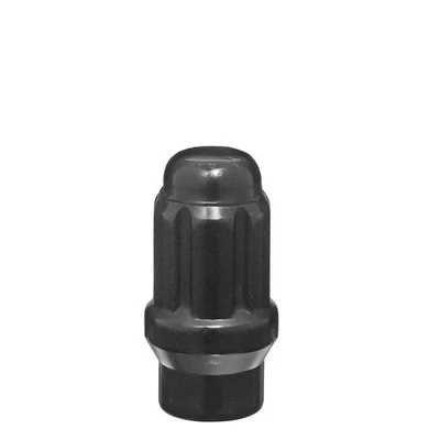 12×1.5 Bulge Acorn Spline ET Lug Nuts – 1/2″ Thread, Black, Set of 100 - Image 1 of 4