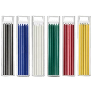 6Pieces 2.8mm Pencil Refills For Woodworking Drafting Deep Hole Marking Scribing - Bild 1 von 14