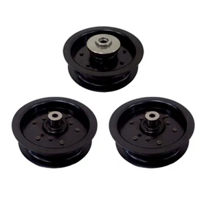 3 Flat Idler Pulley Kit For 54" Decks 2 196106 523196106, 1 196104 532196104 - Picture 1 of 8