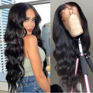 Lace Front Wig Body Wave Human Hair 13×4Frontal Wig for Women Virgin Hair - Picture 1 of 6