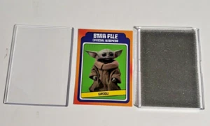 2022 Star Wars NYCC Star Files Orange Parallel Card #1 GROGU /25 - Picture 1 of 3