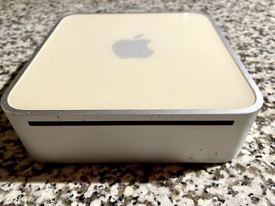 Apple Mac mini G4 1.25 GHz 128 GB SSD 1 GB RAM A1103 w Accessories & Mac OS 9 NR - Image 1 of 4
