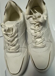 Tenis Dorothy Perkins Blanco Isaac Estampado Mixto - EE. UU. 11,5/Reino Unido Talla 9/NUEVOS SIN CAJA - Imagen 1 de 22