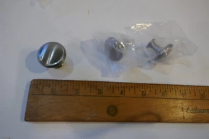 3  Round 1 1/4 Satin Nickle   Cabinet Door knobs  Cabinet Knobs - Picture 1 of 3