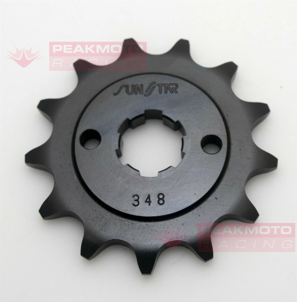 SUNSTAR 34813 13T Steel Countershaft Front Sprocket Honda CRF150F CRF230F XR250L - Image 1 of 2
