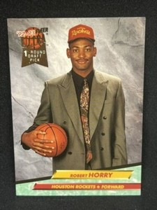 ROBERT HORRY 1992-93 Fleer Ultra Rookie Houston Rockets Basketball RC #195