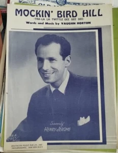 Mockin Bird Hill Twittle Dee Sheet Music Piano Folk Vaughn Horton 1949 - Picture 1 of 3