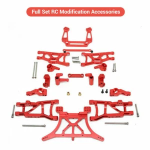 Metal Full Set RC Car Parts For 1/10 Traxxas Slash 2WD/Rustler/Stampede/Bandit - Picture 1 of 37