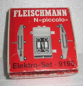 FLEISCHMANN 9195 N PICCOLO ELEKTRO SET ELECTRIC TURN OUT SWITCHES NOS NIB 6920 - Picture 1 of 13