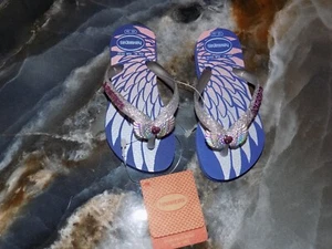 Havaianas Slim Glitter II Size 9 Girl's (Toddler/Little Kid/Big Kid) NEW - Picture 1 of 3