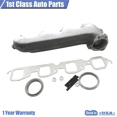 Left Exhaust Manifold Front For 1970-1986 Chevrolet C10 C20 GMC C1500 C2500 - Image 1 of 3