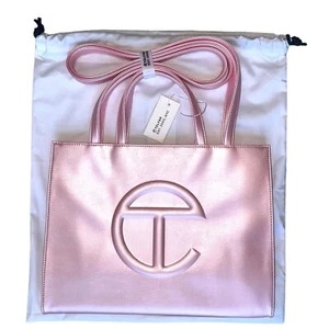 Bolsa de compras mediana Telfar bailarina rosa nueva con etiquetas - Imagen 1 de 14