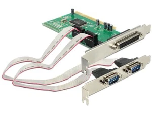 DELOCK 9835 1 x PARALLEL 2 x Seriell RS-232 PCI 32 Bit ASIX MCS9835 - Bild 1 von 3