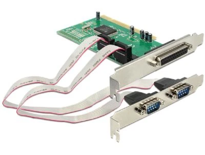 DELOCK 9835 1 x PARALLEL 2 x Seriell RS-232 PCI 32 Bit ASIX MCS9835 - Bild 1 von 3