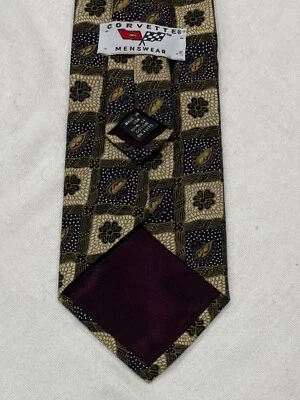 Corbata con licencia Chevrolet Corvette para hombre nueva sin etiquetas rara hecha en EE. UU. Foto 1 de 4