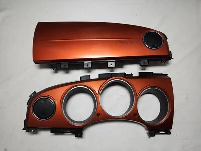 Chrysler PT Cruiser 2006-2010 embellecedores interiores delanteros naranja mandarina (OEM)  Foto 1 de 4