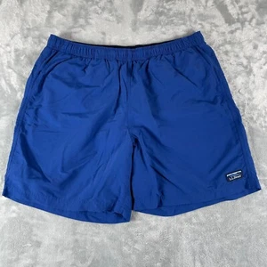 LL BEAN Supplex Sport Shorts, Men's XL, Blue Lined Outdoor 503783 - Picture 1 of 11