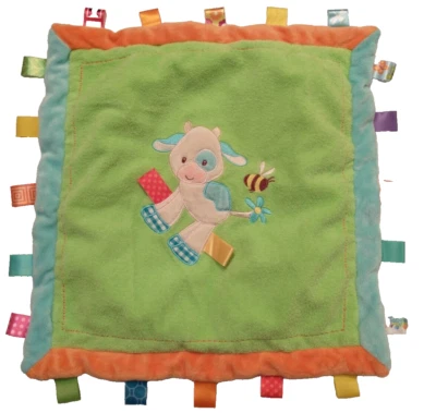 Manta de seguridad para bebé Taggies Cow Lovey Signature Collection Mary Meyer satinada Foto 1 de 4