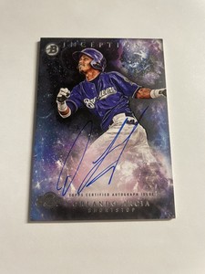 2016 Bowman Inception Orlando Prospect Arcia Auto Autograph Brewers / Braves