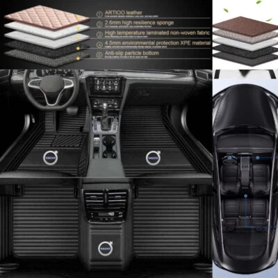Fit For Volvo S40 1995-2012 Car Floor Mats Carpet Custom Luxury Floor Liners - Imagem 1 de 4
