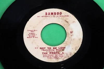 PROFILES 45 Got To Be Love / You Don't Care BAMBOO 104 R&B Funk SOUL Jiver 1969 - Image 1 of 4