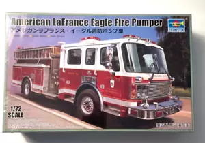 Trumpeter 1/72 Américain Lafrance Aigle Feu Pumper #7445 Modèle Plastique Kit - Photo 1 sur 1
