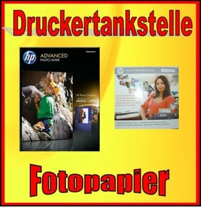 HP glossy Advanced Fotopapier 25 Blatt 250g 10x15cm Software Business Design CD - Bild 1 von 1