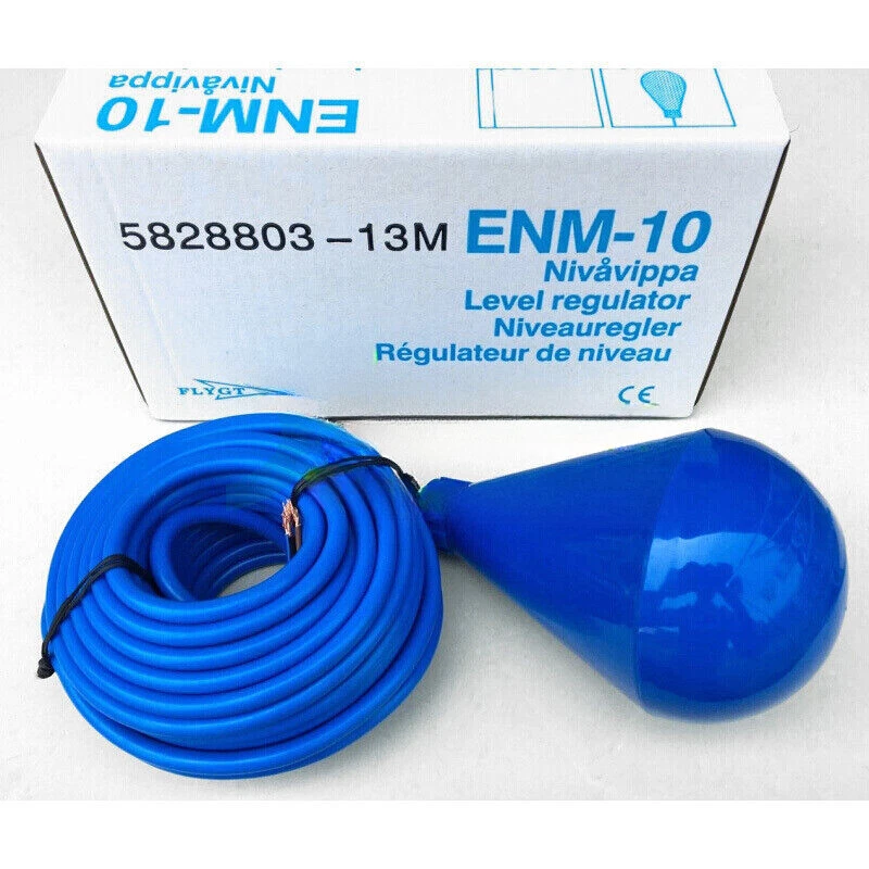 1PC FLYGT ENM-10 13M 5828803-13M Blue bulb type level switch New - Image 1 of 1