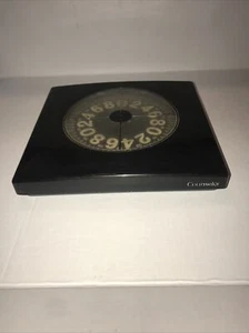 Mod vintage de mediados de siglo década de 1960 escala de baño berenjado consejero negro - Imagen 1 de 8