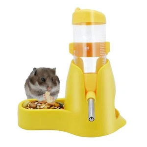 3 In 1 Hamster Hanging Water Bottle Pet Auto Dispenser With Base For Dwarf Hamst - Picture 1 of 8