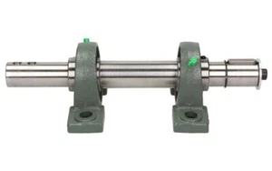 Bausatz Set Lager + Welle für Drillkegel und Keilriemenscheibe NEU UCP207 / ZK2U - Bild 1 von 4