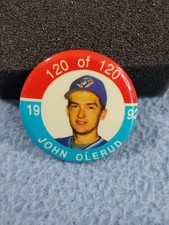1992 JKA MLB BASEBALL STAR BUTTONS JOHN OLERUD TORONTO BLUE JAYS