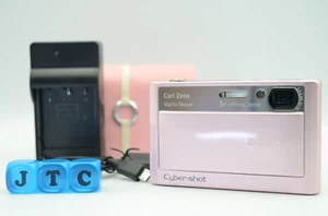 [Excellent 5]SONY Cyber shot DSC-T20 8.1MP Digital Camera Pink Japanese language - Picture 1 of 24