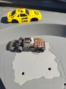Tyco TCR Jam Car 500 Jam Car - Yellow / Black HO Scale Slot Car Parts Lot Repair - Picture 1 of 11