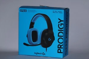 Logitech G233 Prodigy Blau/Schwarz Kopfbügel Headset für Multi-Plattform - Bild 1 von 2