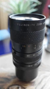 C-Mount Fujinon-TV Zoom Lens E6X14AM 1:1.6/14-84 mm macro  - Picture 1 of 9