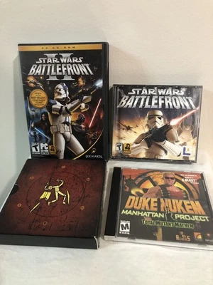Лот товаров с играми для ПК Star Wars Battlefront Riven Myst Duke Nukem Manhattan Project - Изображение 1 из 4