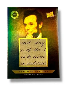 2024 Piezas del Pasado Abraham Lincoln Reliquia Escrita a Mano SSP 1800’s Edición - Imagen 1 de 2