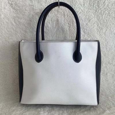 CELINE Shoulder Hand Bag White Leather Small Purse Vintage Authentic - Image 1 of 4