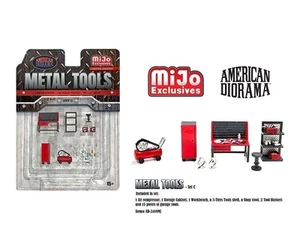 American Diorama 1:64 - Metal Tools Set C - 6 pcs Set - Metall - AD-2419MJ - Bild 1 von 2