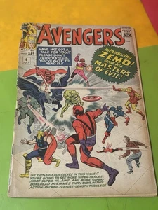 The Avengers #6, Marvel Comics 1964 GD 2.5 1st Masters of Evil. Zemo Origin - Bild 1 von 23