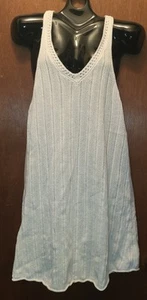 American Eagle Crochet Ivory Laced Back Tank Mini Size Large Boho - Picture 1 of 3